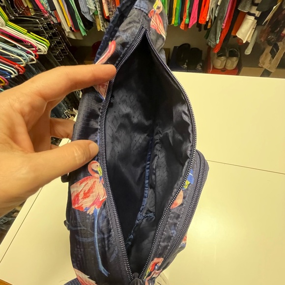 Vera Bradley Ripstop Mini Sling Backpack, Flamingo Party - Picture 3 of 3